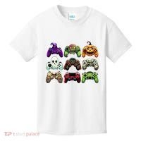 Halloween Skeleton Zombie Gaming Controllers Mummy Kids T-Shirt thumb 0