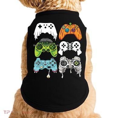 Halloween Skeleton Zombie Gaming Controllers Mummy Game Boy Doggie Tank