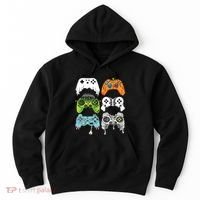 Halloween Skeleton Zombie Gaming Controllers Mummy Game Boy Hoodie thumb 0