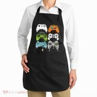 Halloween Skeleton Zombie Gaming Controllers Mummy Game Boy Apron thumb 2