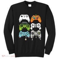 Halloween Skeleton Zombie Gaming Controllers Mummy Game Boy Sweatshirt thumb 0
