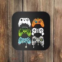 Halloween Skeleton Zombie Gaming Controllers Mummy Game Boy Coaster thumb 0
