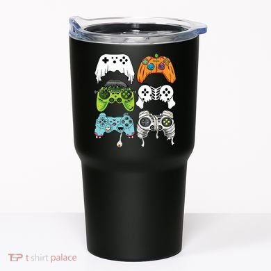 Halloween Skeleton Zombie Gaming Controllers Mummy Game Boy Tumbler