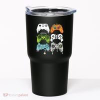 Halloween Skeleton Zombie Gaming Controllers Mummy Game Boy Tumbler thumb 0