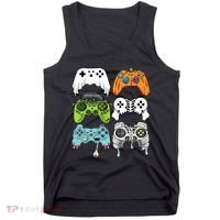 Halloween Skeleton Zombie Gaming Controllers Mummy Game Boy Tank Top thumb 0