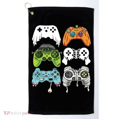 Halloween Skeleton Zombie Gaming Controllers Mummy Game Boy Golf Towel