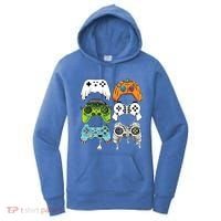 Halloween Skeleton Zombie Gaming Controllers Mummy Game Boy Women's Hoodie thumb 0