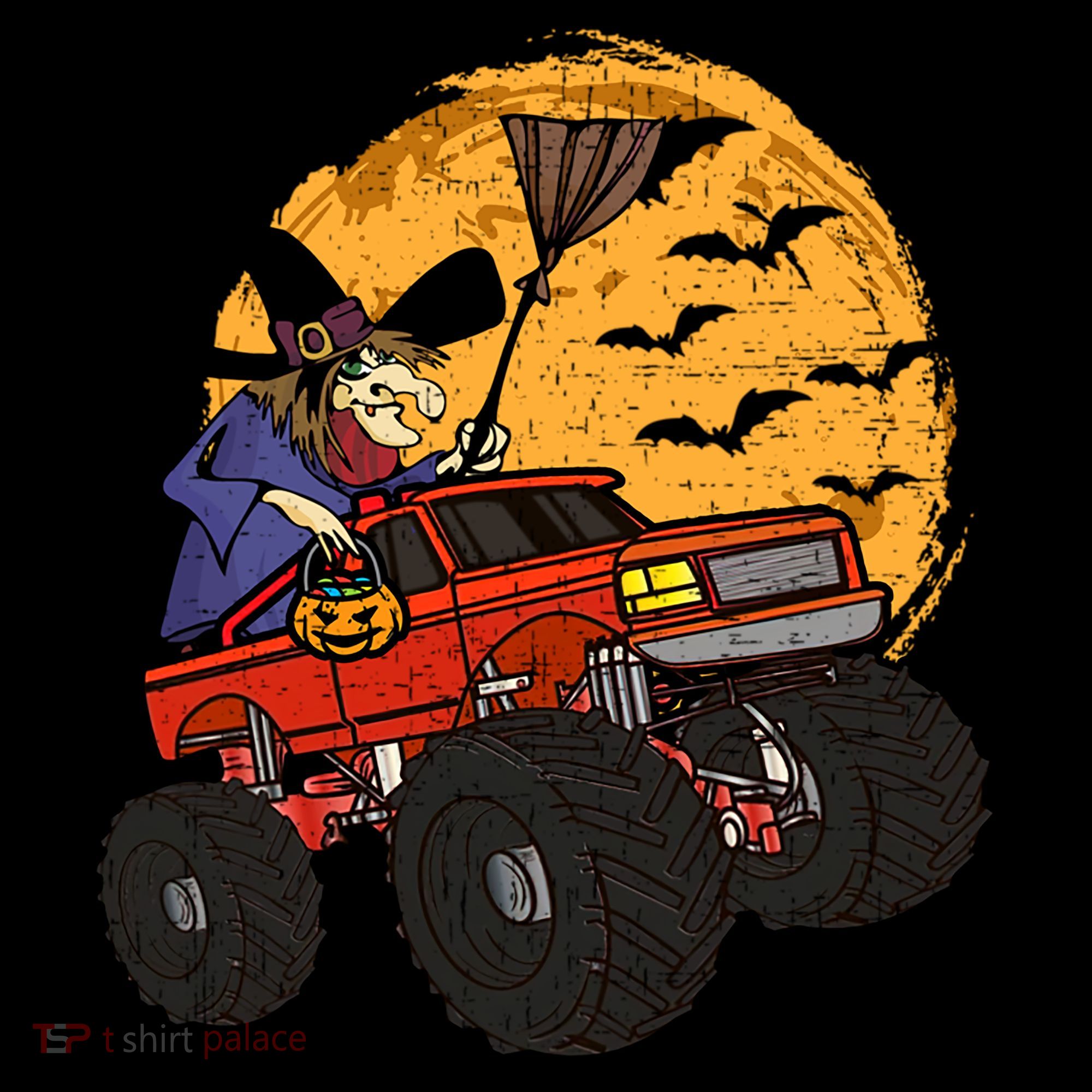 Halloween Skeleton Zombie Riding Monster Truck Vampire Cool Gift Coffee Mug