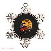 Halloween Skeleton Zombie Riding Monster Truck Vampire Cool Gift Ornament thumb 0