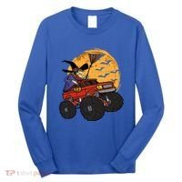 Halloween Skeleton Zombie Riding Monster Truck Vampire Cool Gift Long Sleeve Shirt thumb 0