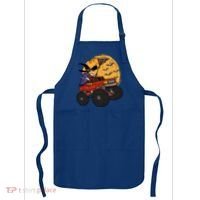 Halloween Skeleton Zombie Riding Monster Truck Vampire Cool Gift Apron thumb 0