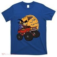 Halloween Skeleton Zombie Riding Monster Truck Vampire Cool Gift T-Shirt thumb 0