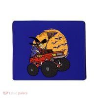 Halloween Skeleton Zombie Riding Monster Truck Vampire Cool Gift Mousepad thumb 0