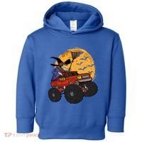 Halloween Skeleton Zombie Riding Monster Truck Vampire Cool Gift Toddler Hoodie thumb 0