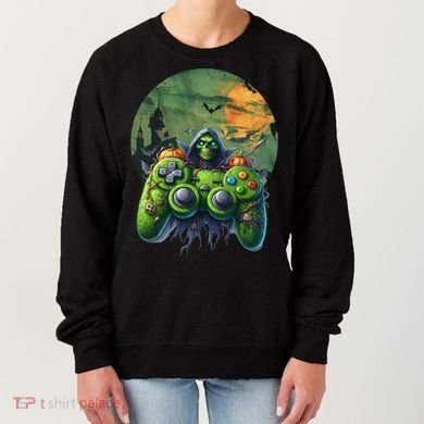 Halloween Skeleton Zombie Gaming Controller Mummy Gift Women's Sweatshirt