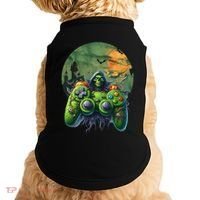 Halloween Skeleton Zombie Gaming Controller Mummy Gift Doggie Tank thumb 0