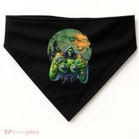 Halloween Skeleton Zombie Gaming Controller Mummy Gift USA-Made Doggie Bandana thumb 0