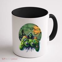 Halloween Skeleton Zombie Gaming Controller Mummy Gift Coffee Mug thumb 1