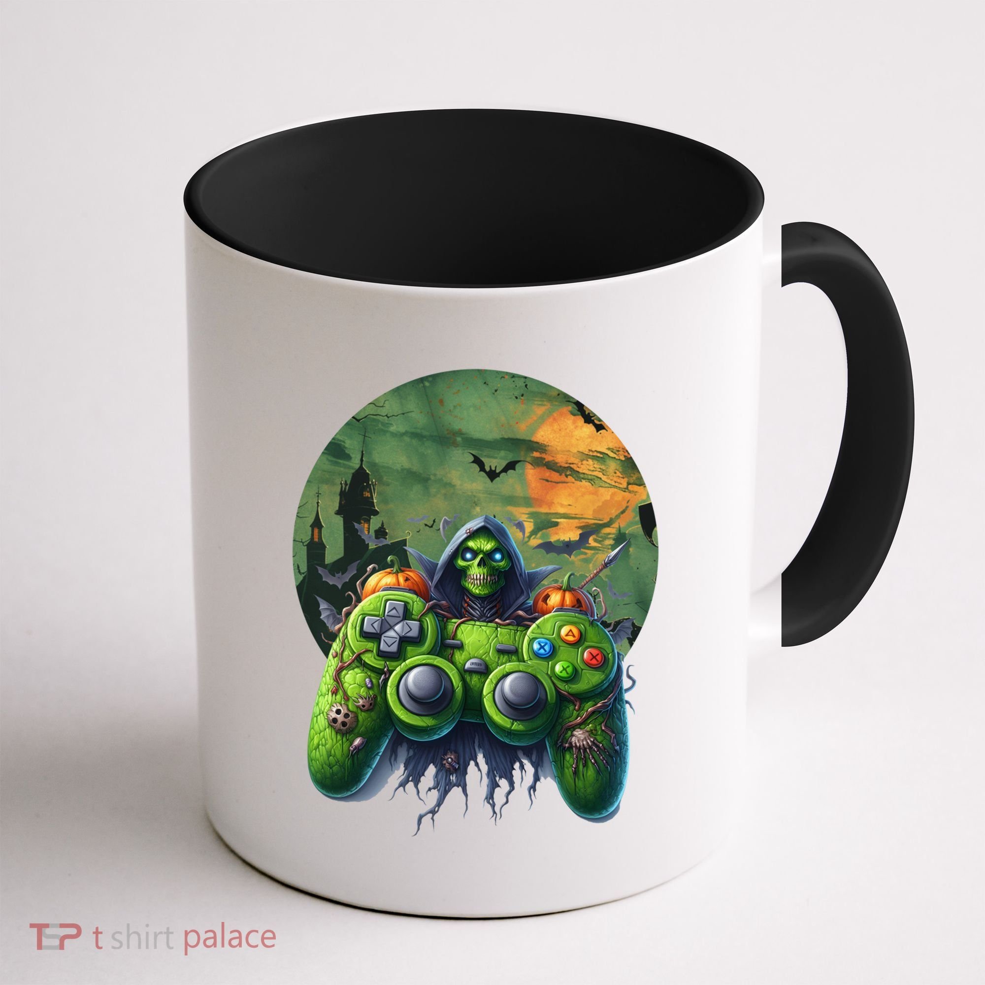 Halloween Skeleton Zombie Gaming Controller Mummy Gift Coffee Mug