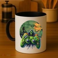 Halloween Skeleton Zombie Gaming Controller Mummy Gift Coffee Mug thumb 4