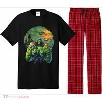 Halloween Skeleton Zombie Gaming Controller Mummy Gift Pajama Set thumb 0