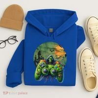 Halloween Skeleton Zombie Gaming Controller Mummy Gift Hoodie thumb 4