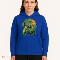 Halloween Skeleton Zombie Gaming Controller Mummy Gift Hoodie thumb 5