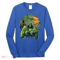 Halloween Skeleton Zombie Gaming Controller Mummy Gift Long Sleeve Shirt thumb 0
