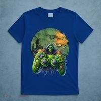 Halloween Skeleton Zombie Gaming Controller Mummy Gift T-Shirt thumb 5