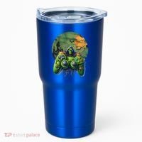 Halloween Skeleton Zombie Gaming Controller Mummy Gift Tumbler thumb 0