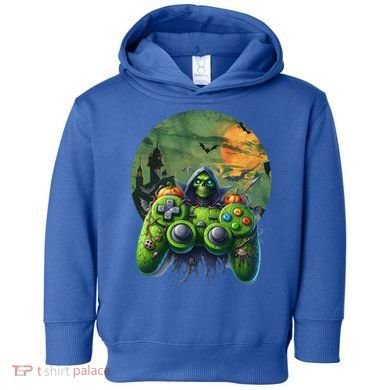 Halloween Skeleton Zombie Gaming Controller Mummy Gift Toddler Hoodie