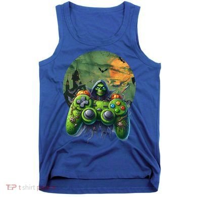 Halloween Skeleton Zombie Gaming Controller Mummy Gift Tank Top