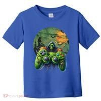 Halloween Skeleton Zombie Gaming Controller Mummy Gift Toddler T-Shirt thumb 0