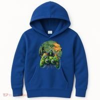 Halloween Skeleton Zombie Gaming Controller Mummy Gift Kids Hoodie thumb 0