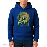 Halloween Skeleton Zombie Gaming Controller Mummy Gift Kids Hoodie thumb 4