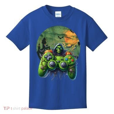 Halloween Skeleton Zombie Gaming Controller Mummy Gift Kids T-Shirt