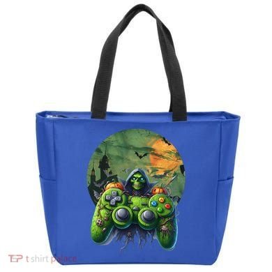 Halloween Skeleton Zombie Gaming Controller Mummy Gift Tote Bag