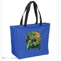 Halloween Skeleton Zombie Gaming Controller Mummy Gift Tote Bag thumb 2