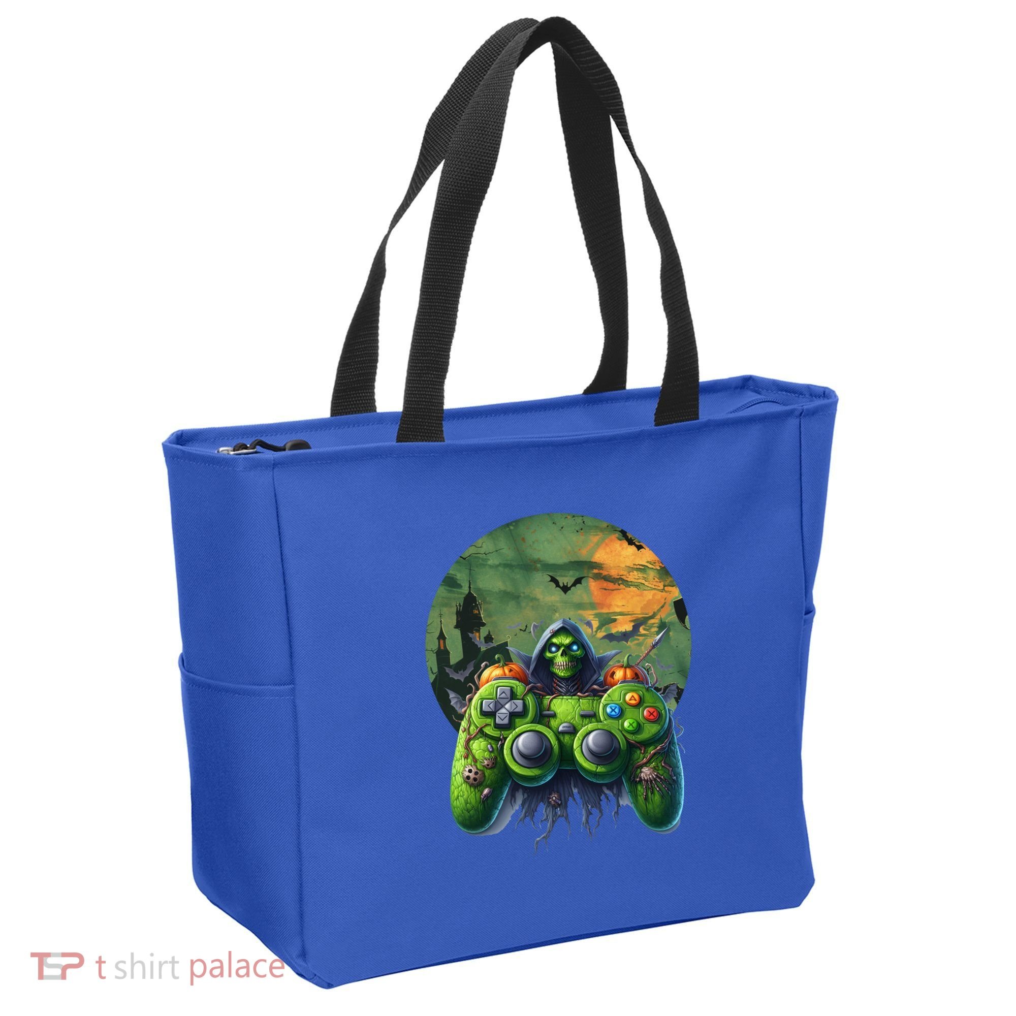 Halloween Skeleton Zombie Gaming Controller Mummy Gift Tote Bag