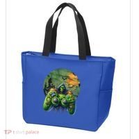 Halloween Skeleton Zombie Gaming Controller Mummy Gift Tote Bag thumb 3