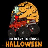 Halloween Skeleton Zombie Riding Monster Truck Vampire Gift Coffee Mug thumb 5