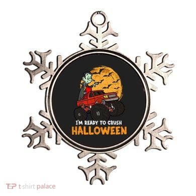 Halloween Skeleton Zombie Riding Monster Truck Vampire Gift Ornament