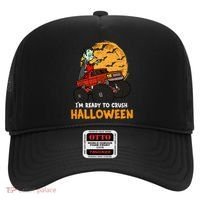 Halloween Skeleton Zombie Riding Monster Truck Vampire Gift Hat thumb 0