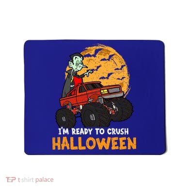 Halloween Skeleton Zombie Riding Monster Truck Vampire Gift Mousepad