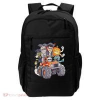 Halloween Skeleton Zombie Monster Truck Vampire Boys Backpack thumb 0