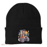 Halloween Skeleton Zombie Monster Truck Vampire Boys Beanie thumb 0