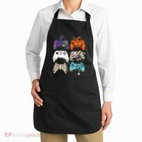 Halloween Skeleton Zombie Gaming Controllers Mummy Apron thumb 2