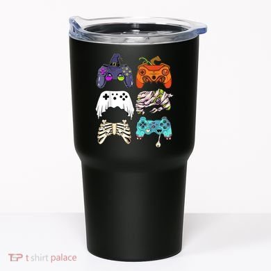 Halloween Skeleton Zombie Gaming Controllers Mummy Tumbler