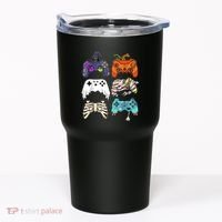 Halloween Skeleton Zombie Gaming Controllers Mummy Tumbler thumb 0