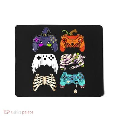 Halloween Skeleton Zombie Gaming Controllers Mummy Mousepad